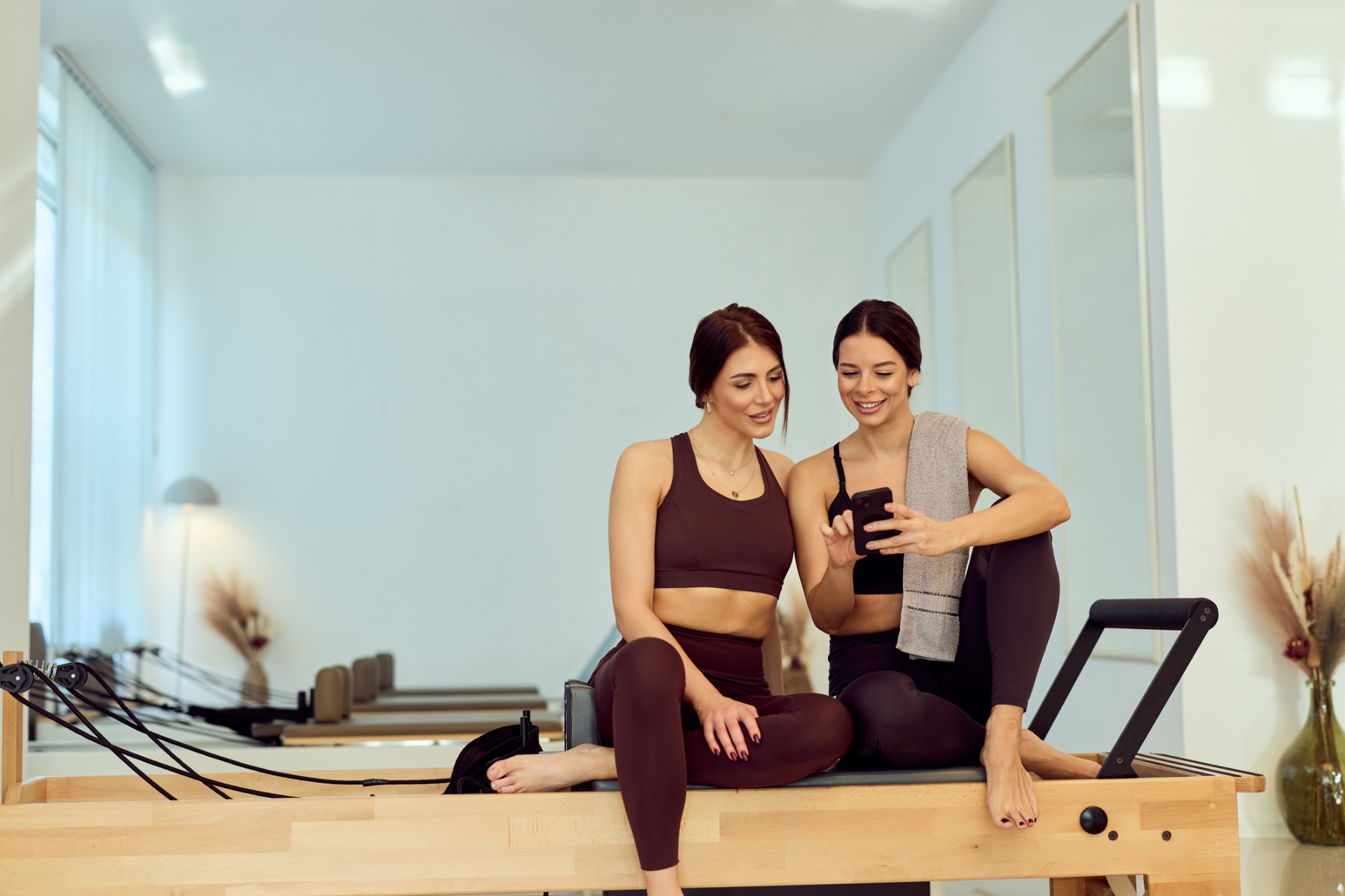 Friends sharing wellness